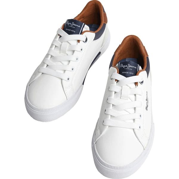 Pepe Jeans Trænere Kenton Court B Hvid EU 36 Dreng