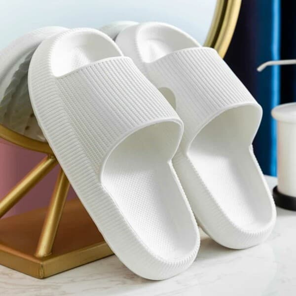Stokk absorberende tøfler skyflops sky tøfler