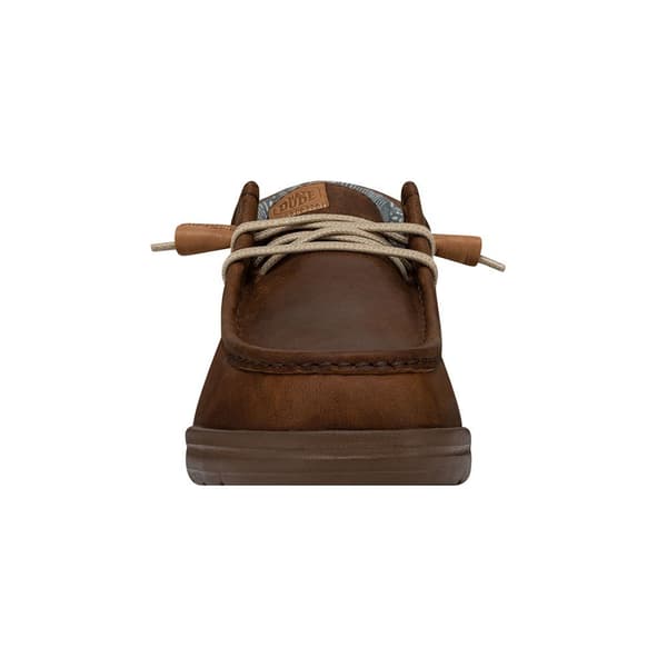 Hey Dude Skor Wally Grip Craft Leather Brun EU 42 Man