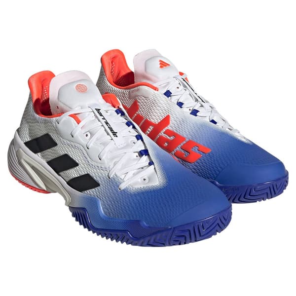 Adidas Kaikki Tuomioistuimen Kengät Barricade Valkoinen,Sininen EU 41 1/3 Mies