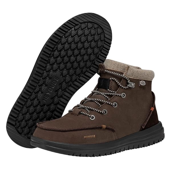 Hey Dude Skor Bradley Leather Brun EU 40 Man