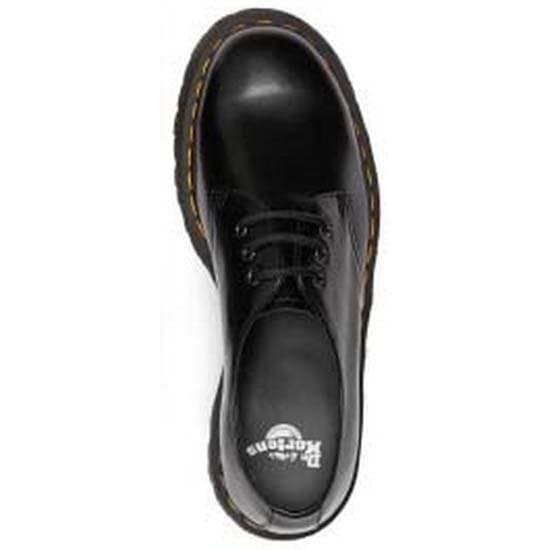 Dr Martens Skor 1461 Quad 3-eye Polished Smooth Svart EU 39 Man