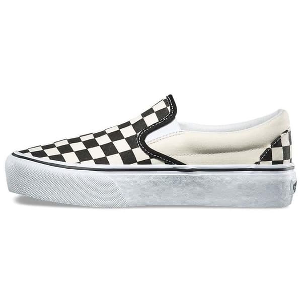 Vans Slip-on Sko Ua Classic Platform Beige,Sort EU 36 Mand