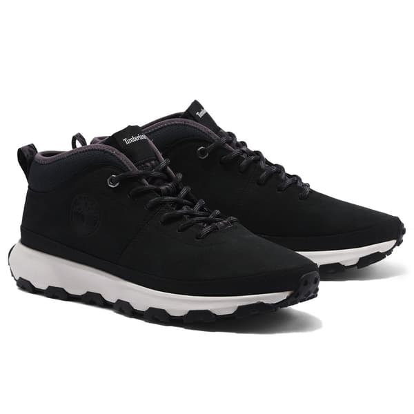 Timberland Winsor Trail Mid Leather Vandresko Sort EU 46 Mand