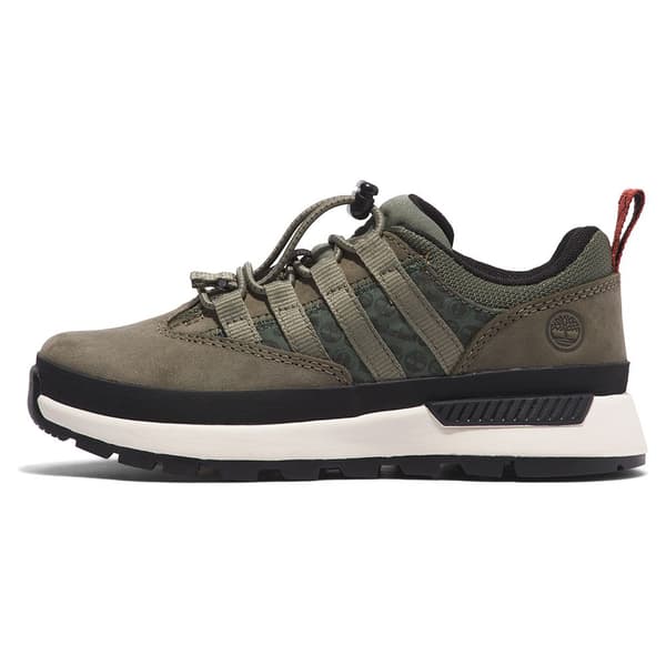 Timberland Euro Trekker Low Fabric Leather Junior Vaelluskengät Ruskea EU 39