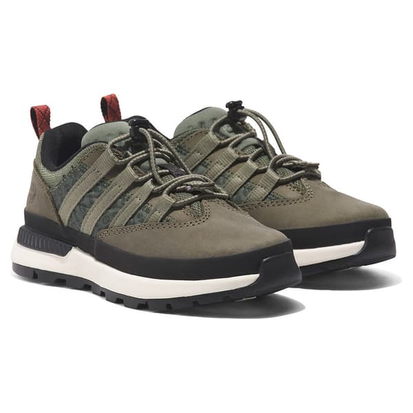 Timberland Euro Trekker Low Fabric Leather Junior Vaelluskengät Ruskea EU 39
