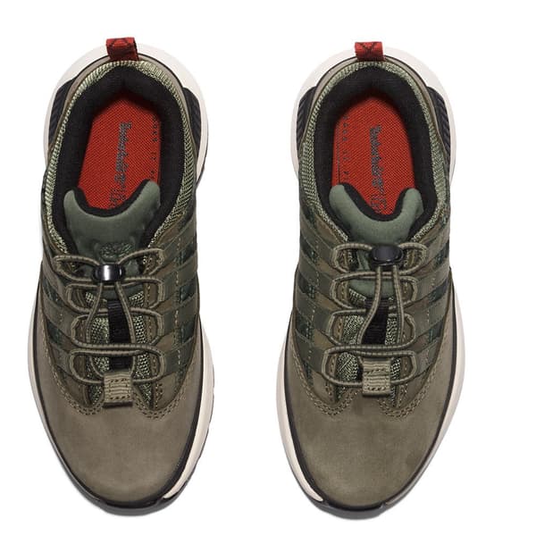 Timberland Euro Trekker Low Fabric Leather Junior Vaelluskengät Ruskea EU 39