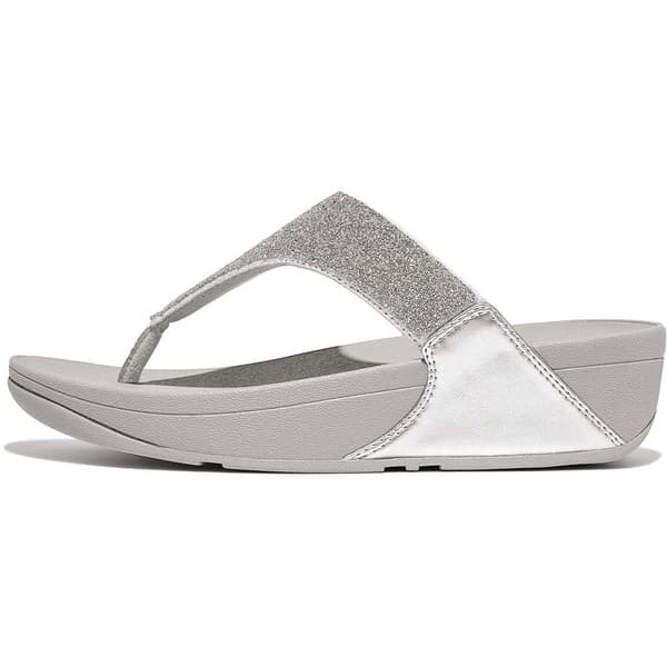 Fitflop Sandaler Lulu Opul Toe-post Silver EU 39 Kvinna