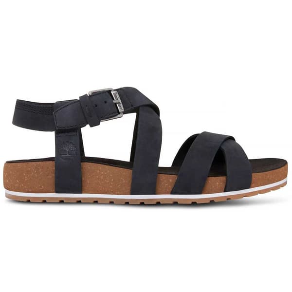 Timberland Malibu Waves Ankle Brede Sandaler Sort EU 37 1/2 Kvinde