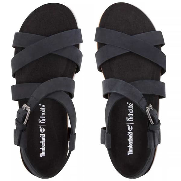 Timberland Malibu Waves Ankle Brede Sandaler Sort EU 37 1/2 Kvinde