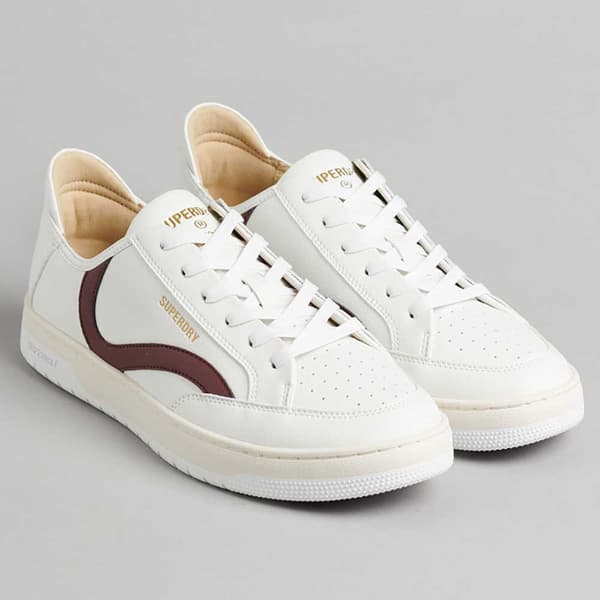 Superdry Valmentajat Vintage Vegan Low Top Valkoinen EU 44 Mies