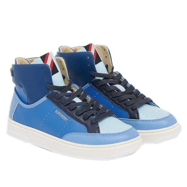 Superdry Valmentajat Vegan Basket Lux Sininen EU 38 Nainen