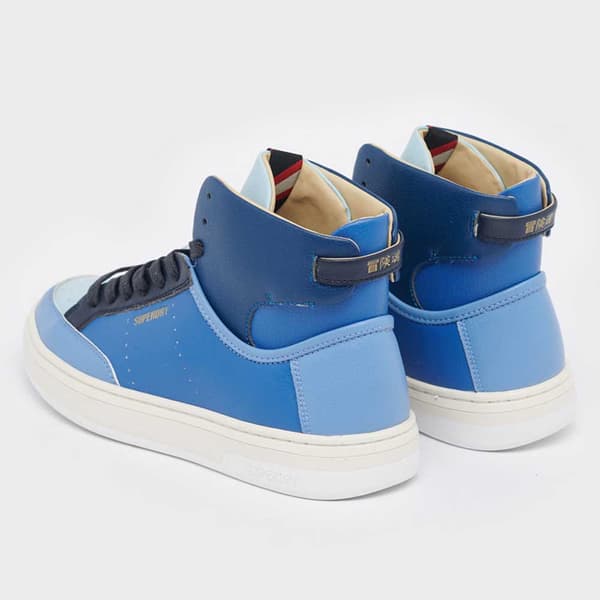 Superdry Valmentajat Vegan Basket Lux Sininen EU 38 Nainen