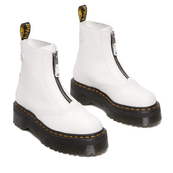Dr Martens Jetta Stövlar Vit EU 40 Kvinna