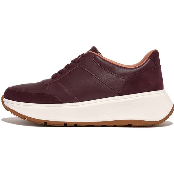 Fitflop Trænere F-mode Leather/suede Flatform Lilla EU 37 Kvinde