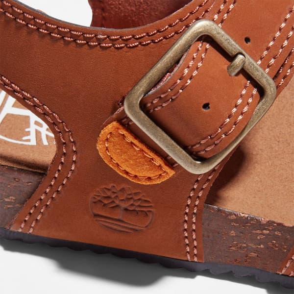 Timberland Castle Island 2 Strap Lasten Sandaalit Ruskea EU 40 Poika