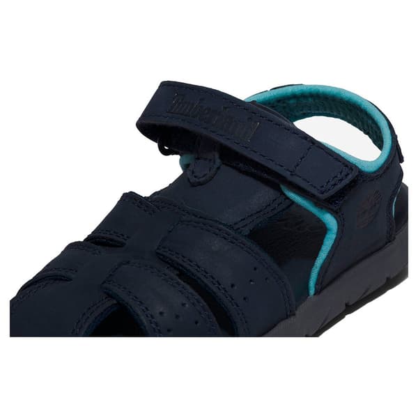 Timberland Nubble Leather Fisherman Sandaler Til Småbørn Blå EU 22 Dreng
