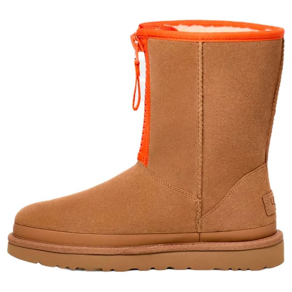 Ugg Saappaat Classic Short Zipper Tape Logo Beige EU 37 Nainen