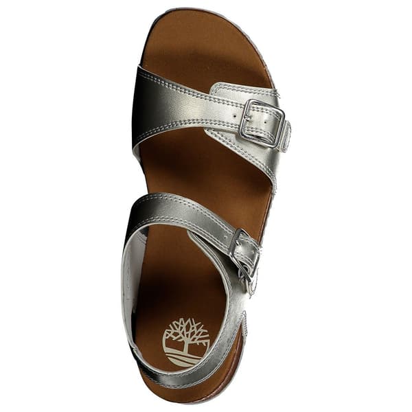 Timberland Castle Island 2 Strap Sandaler För Barn Silver EU 40 Pojke