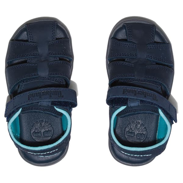 Timberland Nubble Leather Fisherman Sandaler För Småbarn Blå EU 21 Pojke