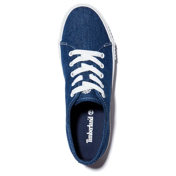 Timberland Skyla Bay Canvas Oxford Sko Blå EU 38 1/2 Kvinde
