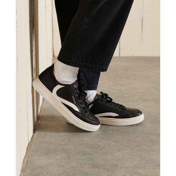 Superdry Utbildare Vegan Basket Ov Low Svart EU 37 Kvinna