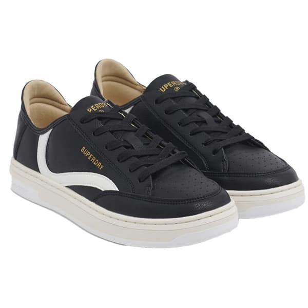 Superdry Utbildare Vegan Basket Ov Low Svart EU 37 Kvinna