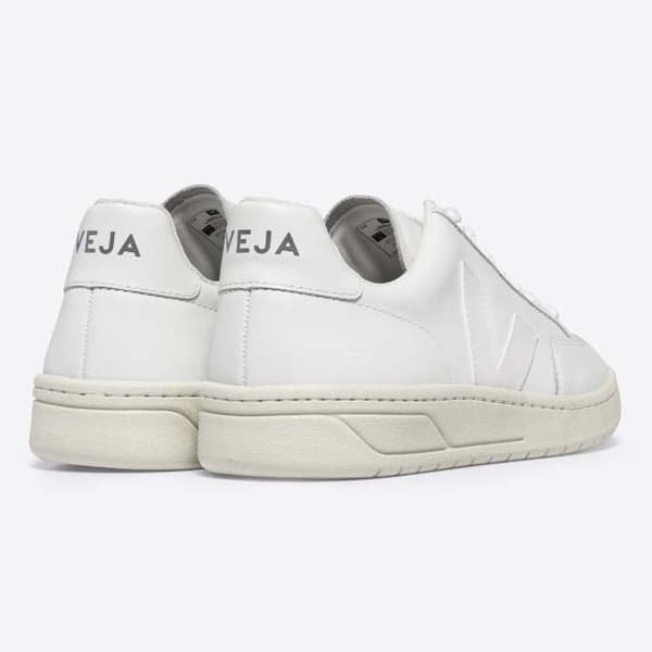 Veja V-12 Leather Skor Vit EU 39 Kvinna