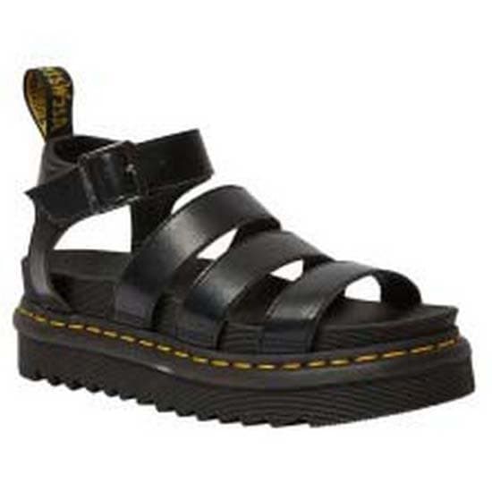 Dr Martens Blaire Hydro Leather Sandaler Sort EU 40 Kvinde