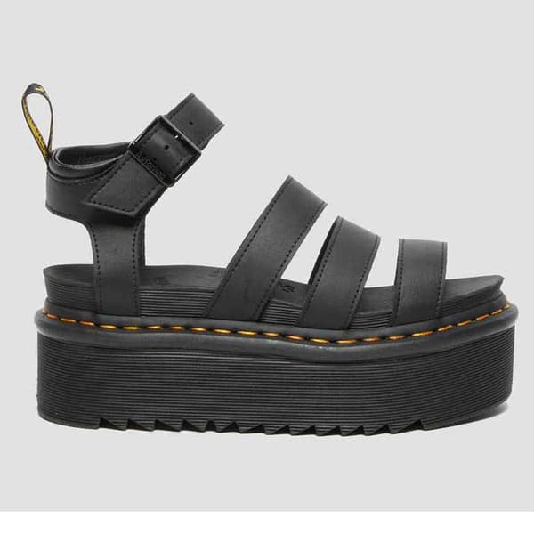 Dr Martens Blaire Quad Sandaler Svart EU 40 Kvinna