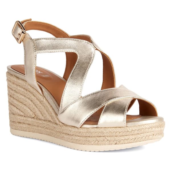 Geox Espadrilles Ponza Guld EU 40 Kvinna