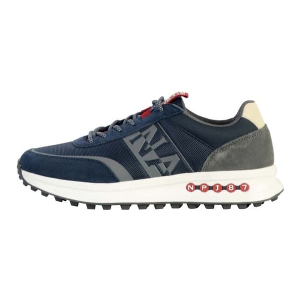 Running Sneakers - Napapijri - Skiffer - Herr - Marinblå/Grå - Mocka och andas nylon