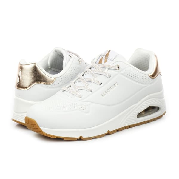 Skechers Valmentajat Uno Shimmer Away Valkoinen EU 40 Nainen