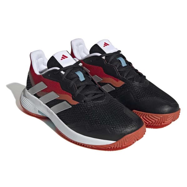Adidas Alle Court Sko Courtjam Control Clay Sort EU 45 1/3 Mand