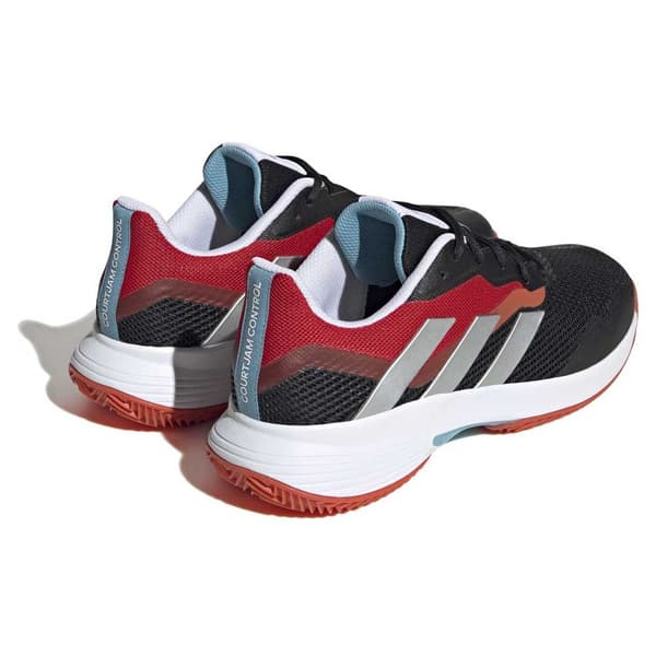 Adidas Alle Court Sko Courtjam Control Clay Sort EU 45 1/3 Mand