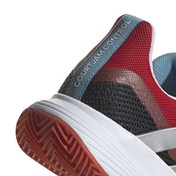 Adidas Alle Court Sko Courtjam Control Clay Sort EU 45 1/3 Mand