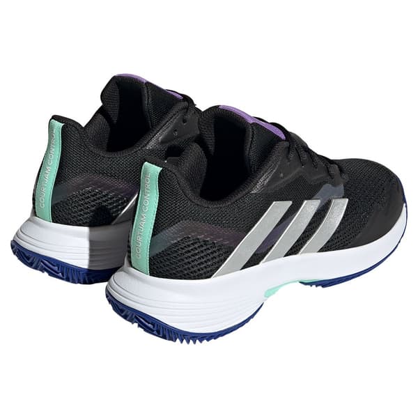 Adidas Alle Court Sko Courtjam Control Clay Sort EU 42 Kvinde