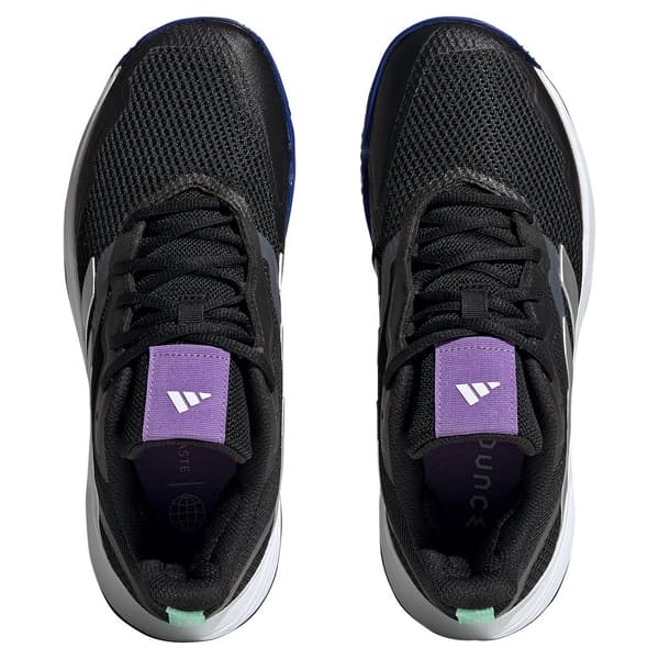Adidas Alle Court Sko Courtjam Control Clay Sort EU 42 Kvinde