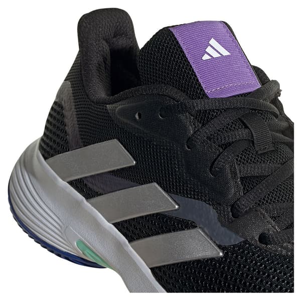 Adidas Alle Court Sko Courtjam Control Clay Sort EU 42 Kvinde