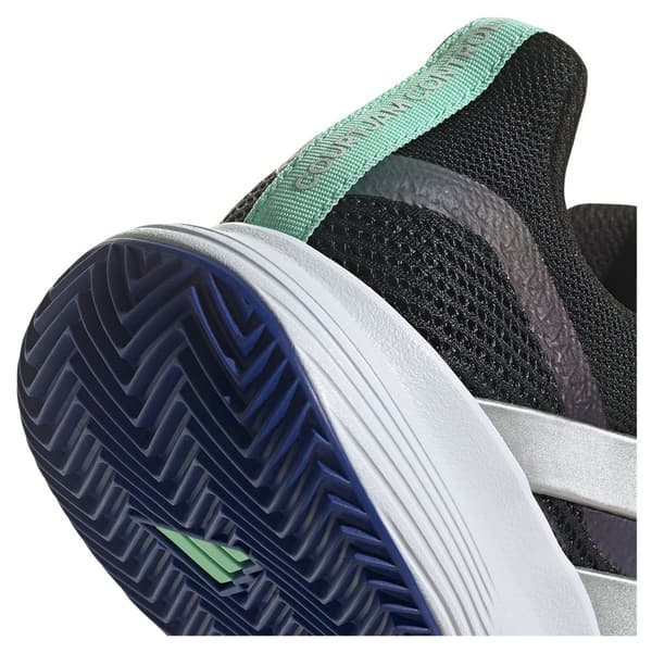 Adidas Alle Court Sko Courtjam Control Clay Sort EU 42 Kvinde