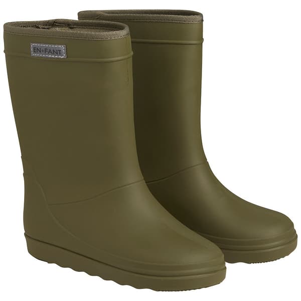 Enfant Kumisaappaat Rain Boots Solid Vihreä EU 32