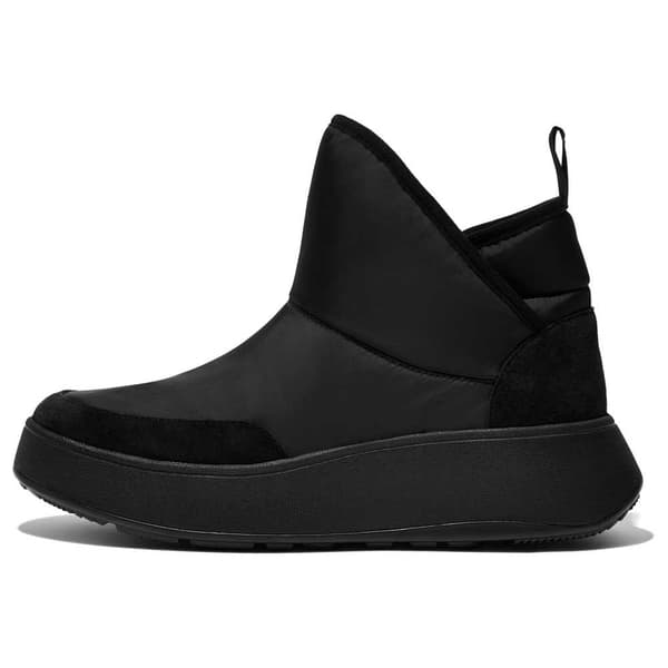 Fitflop Stövlar F-mode Biofleece Nylon Svart EU 37 Kvinna
