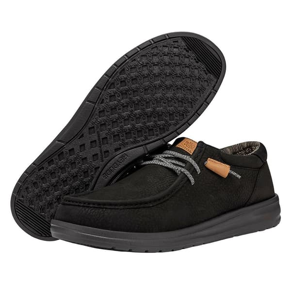 Hey Dude Skor Wally Grip Craft Leather Svart EU 43 Man