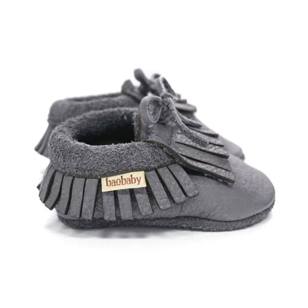 Baobaby Skor Moccasins Grå EU 17