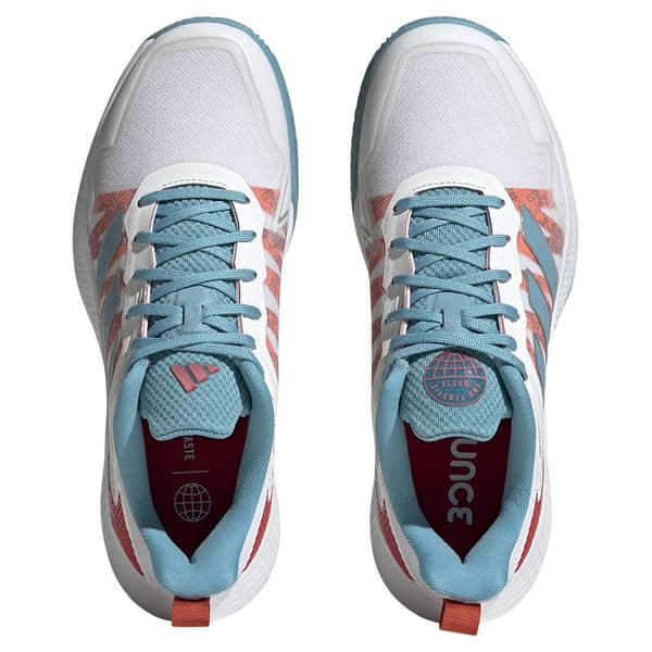 Adidas Alle Court Sko Defiant Speed Clay Hvid EU 40 2/3 Kvinde