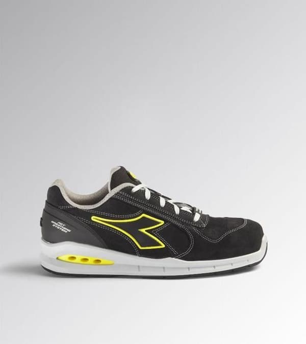 RUN NET AIRBOX LOW S3 SRC SKYDDSKO SVART/SVART - Diadora