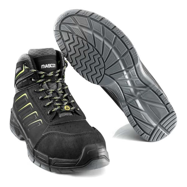 Mascot Brede Sikkerhedsstøvler Footwear Fit F0109 Sort EU 43
