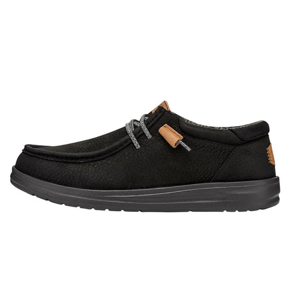 Hey Dude Sko Wally Grip Craft Leather Sort EU 45 Mand