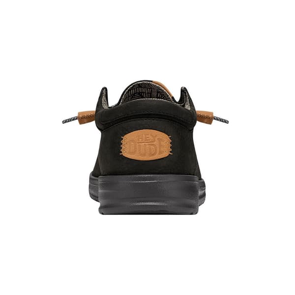 Hey Dude Sko Wally Grip Craft Leather Sort EU 45 Mand