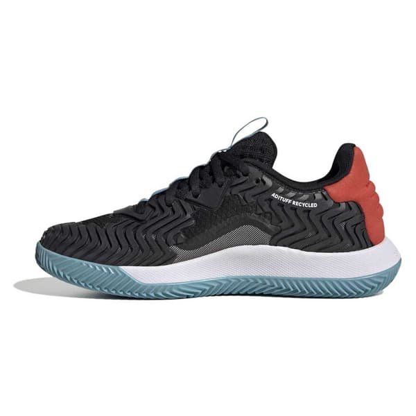 Adidas Alle Court Sko Solematch Control Clay Sort EU 46 Mand